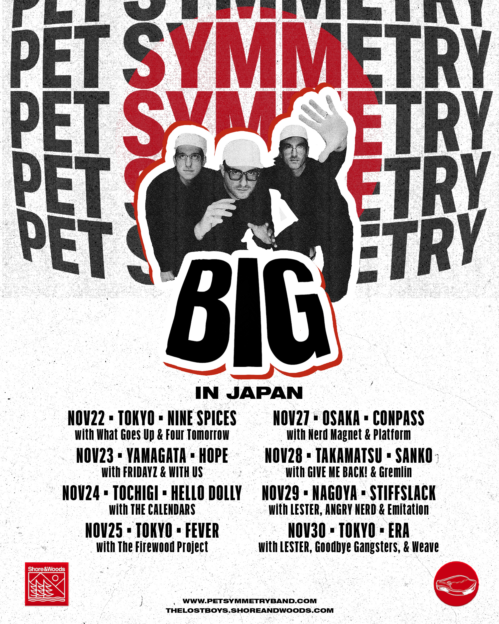 「 THE LOST BOYS PRESENT  PET SYMMETRY BIG IN JAPAN 」